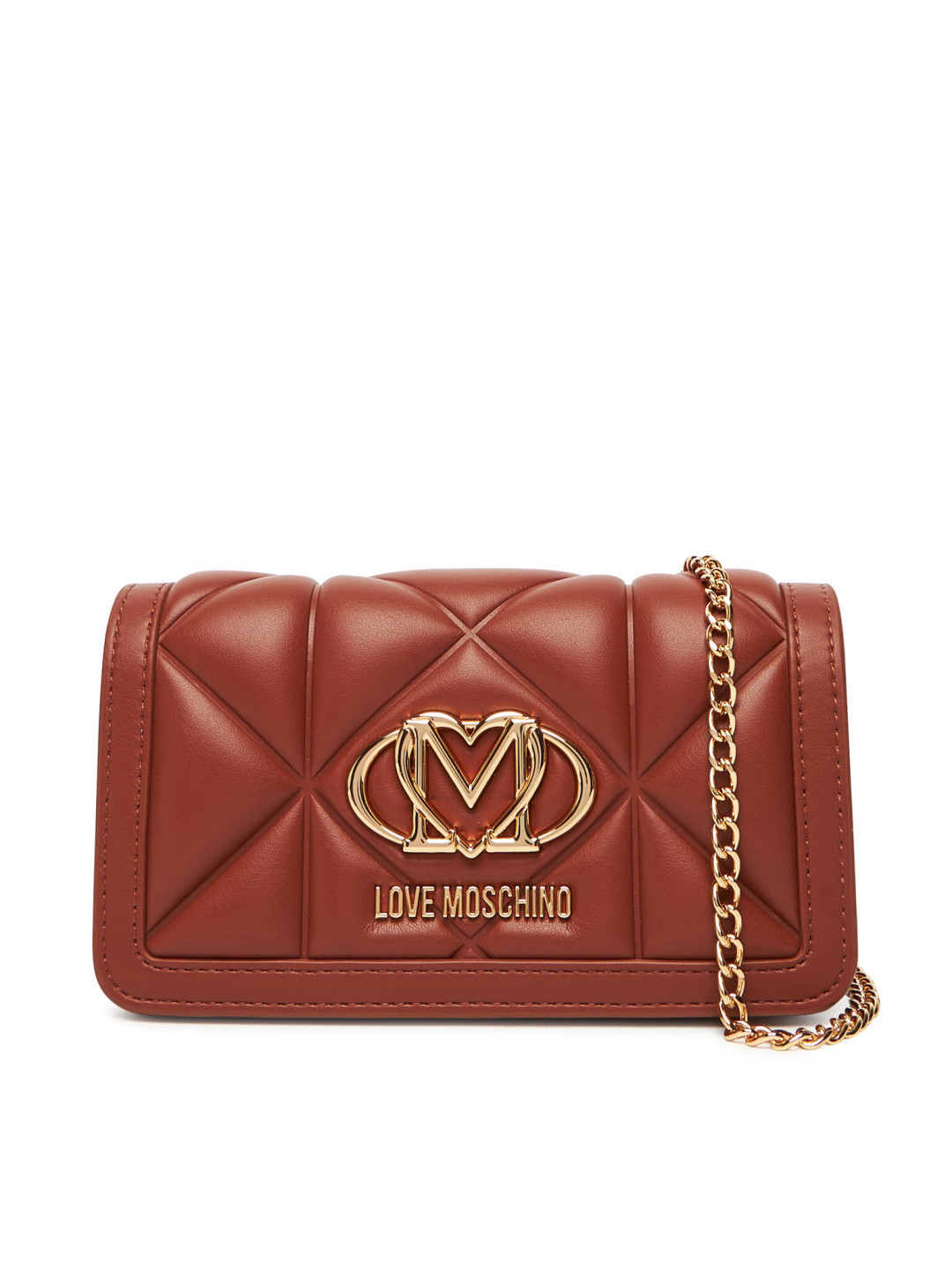 LOVE MOSCHINO Velká dámská peněženka JC5640PP1NLC0312 Hnědá